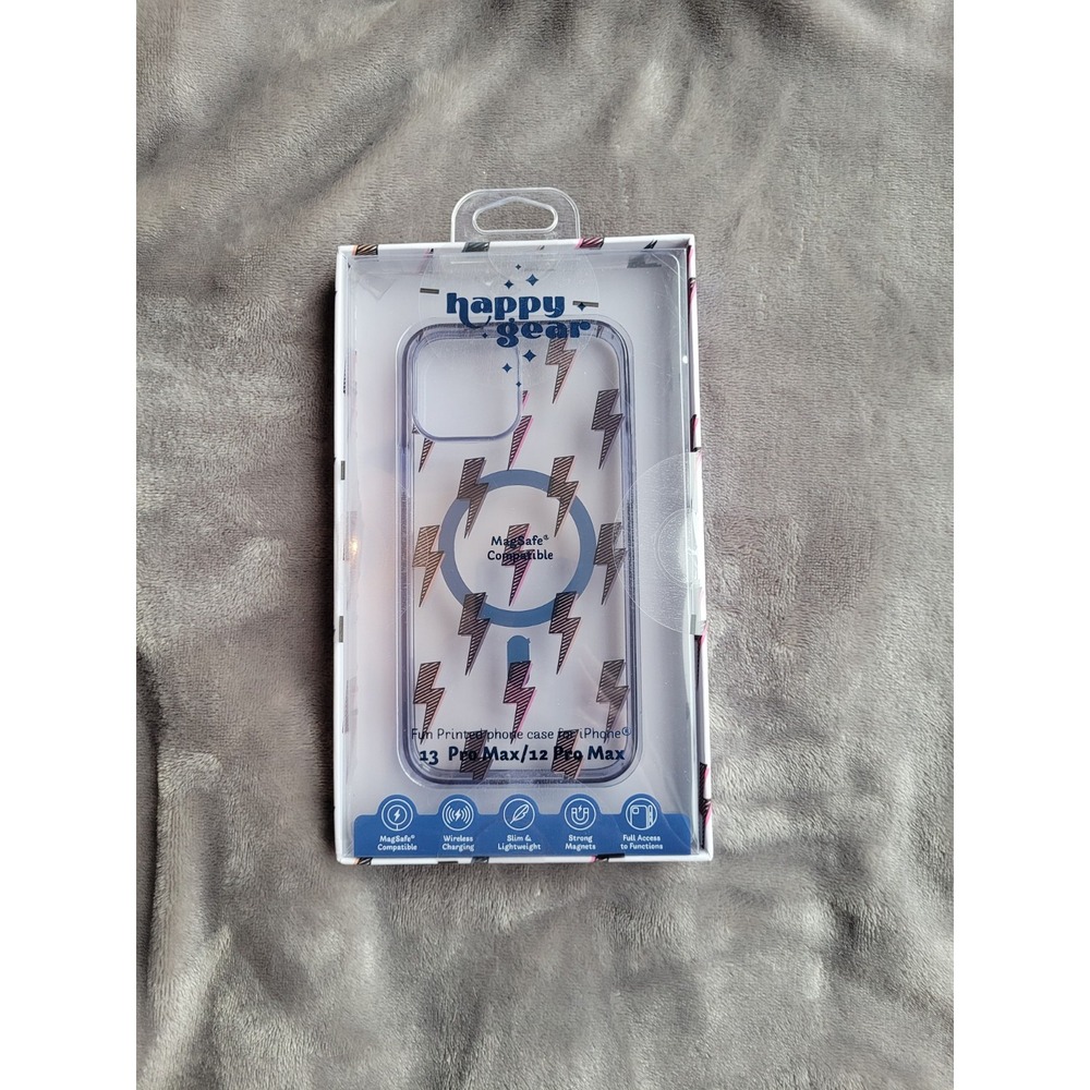 Happy Gear iPhone 13 Pro Max & 12 Pro Max Magsafe Lightning Thunderbolts Case